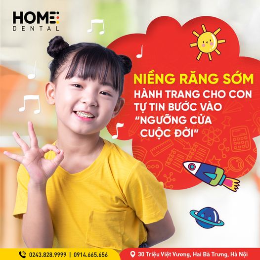 Niềng răng thưa cho trẻ em
